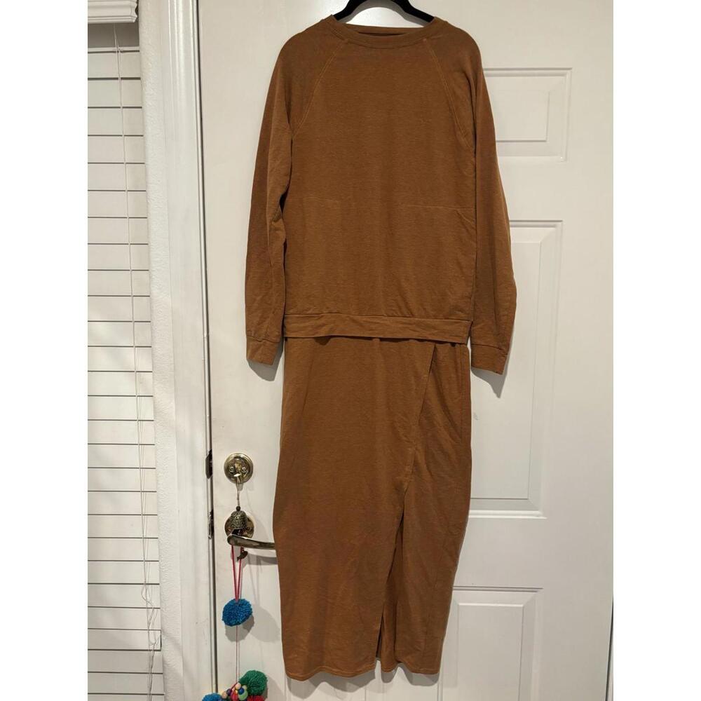 Womens Free People‎ Beach boho cozy dress oversized XS new #1278